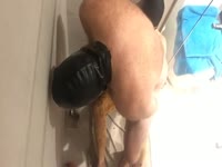 Messy shower and enema fun part